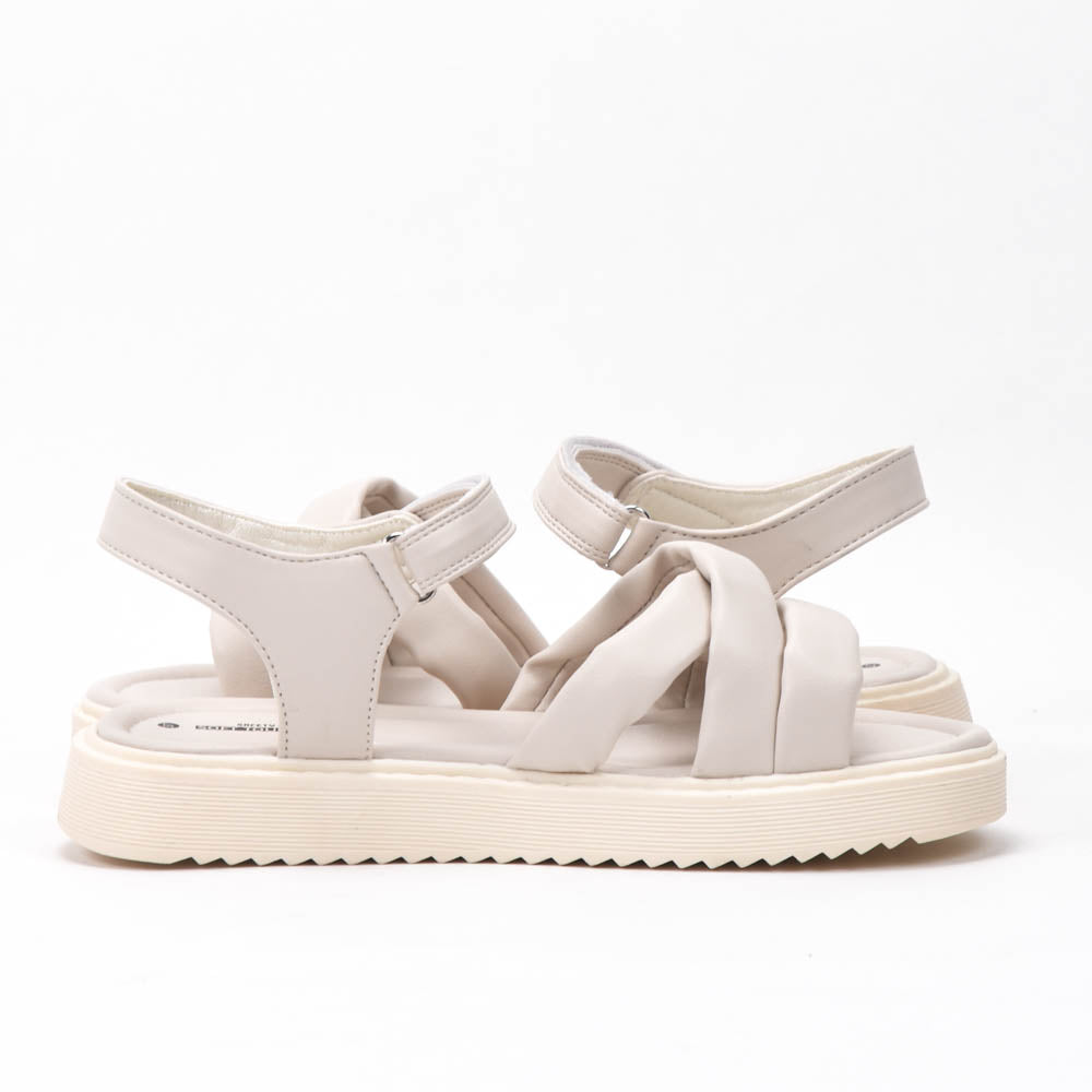 Kimland Sandales Confortables à Brides Beige Fille