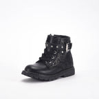 Chicco Bottines Noires à Paillettes et Clous Fille