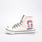 Peanuts Sneakers Montantes Snoopy en Toile Mixte