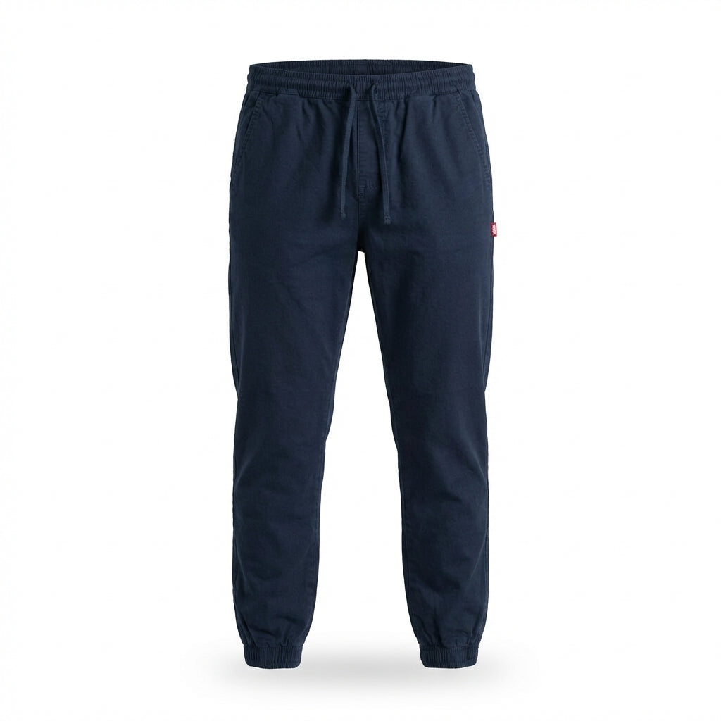 DEPART Pantalon Jogger Slim Bleu Marine Homme
