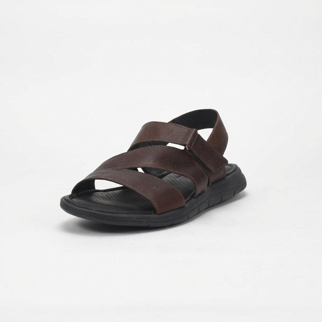 Democrata Sandales en Cuir Confortables Homme