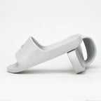 Kimland Claquettes Confortables Gris Clair Unisexe