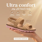 Kimland Sandales Confortables à Brides Femme