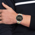 Tommy Hilfiger Montre Chronographe Bicolore Élégante Homme