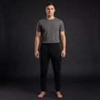 Depart Pantalon Jogging Cargo Noir Homme Coupe Slim