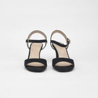 André Sandales à Talons Élégantes Noir Femme