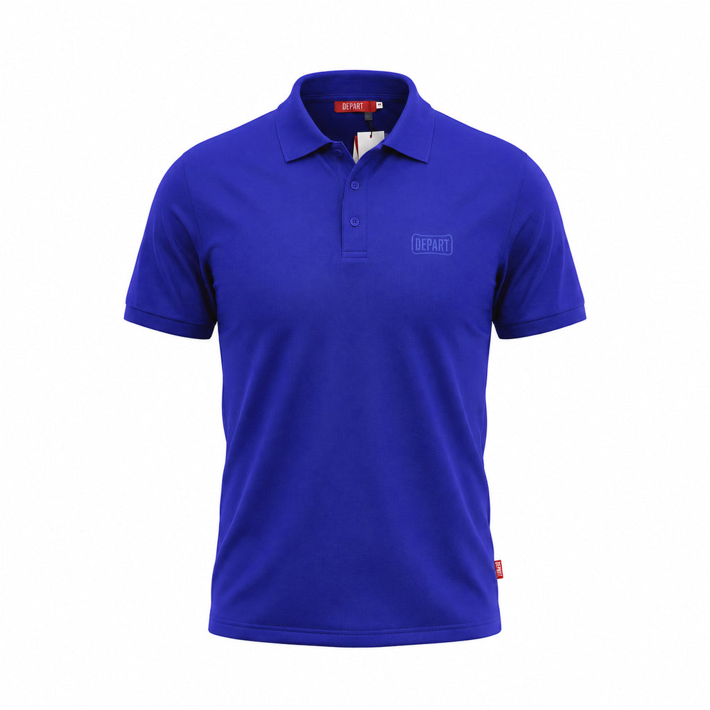 Depart Polo Homme Bleu Classique Élégant