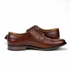 André Chaussures Richelieu Cuir Marron Homme