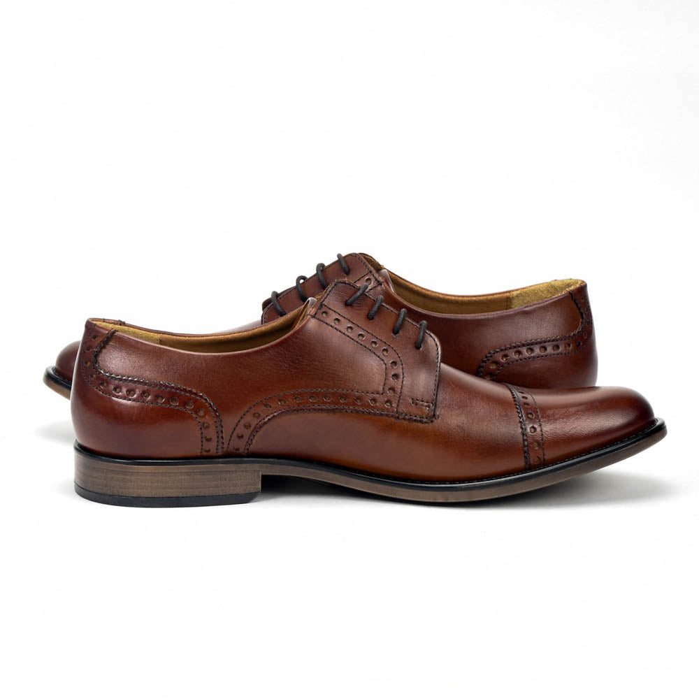 André Chaussures Richelieu Cuir Marron Homme