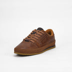 VO7 Baskets Cuir Élégantes Marron Homme