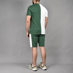 Ensemble Casual Homme T-shirt et Short Bicolore