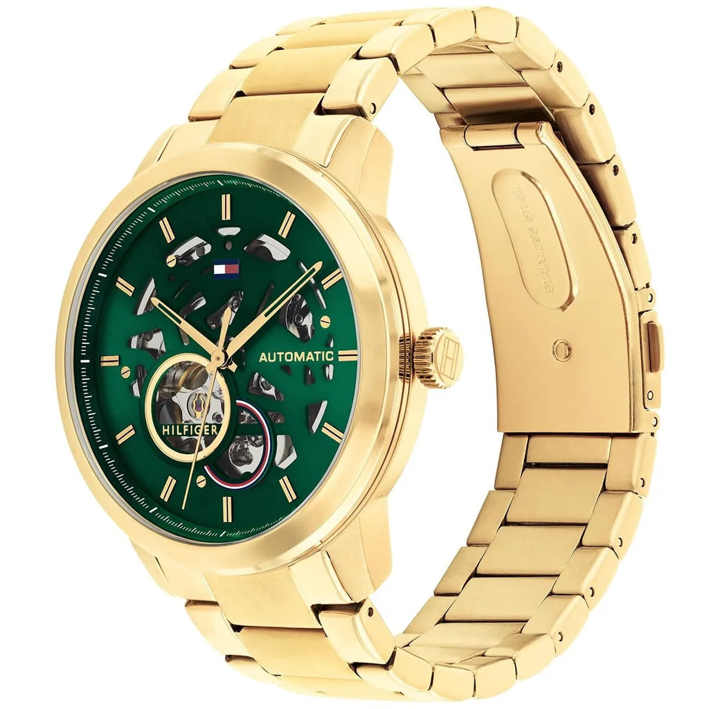 Tommy Hilfiger Montre Automatique Cadran Vert Homme