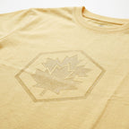 Kimland T-shirt Jaune Logo Feuille Homme