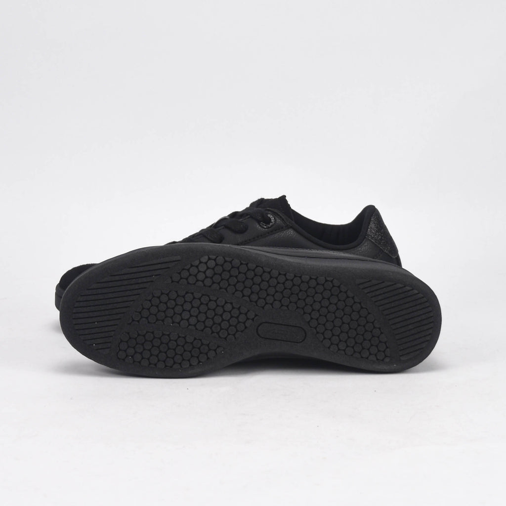 VO7 Baskets Jeanne Élégantes Noir Femme