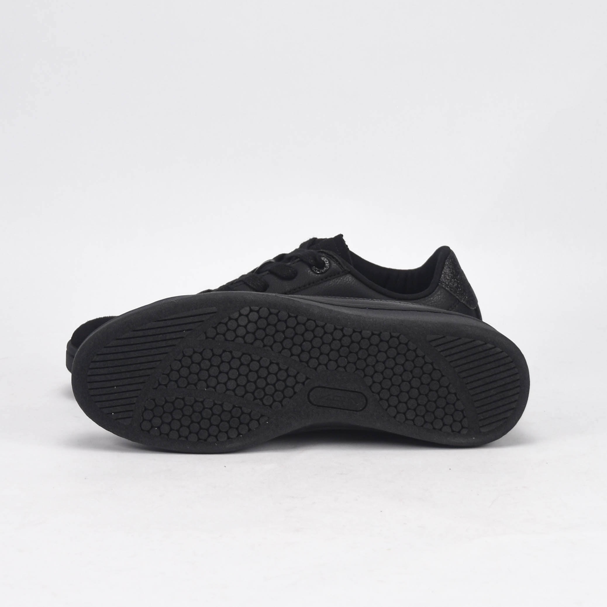 VO7 Baskets Jeanne Élégantes Noir Femme