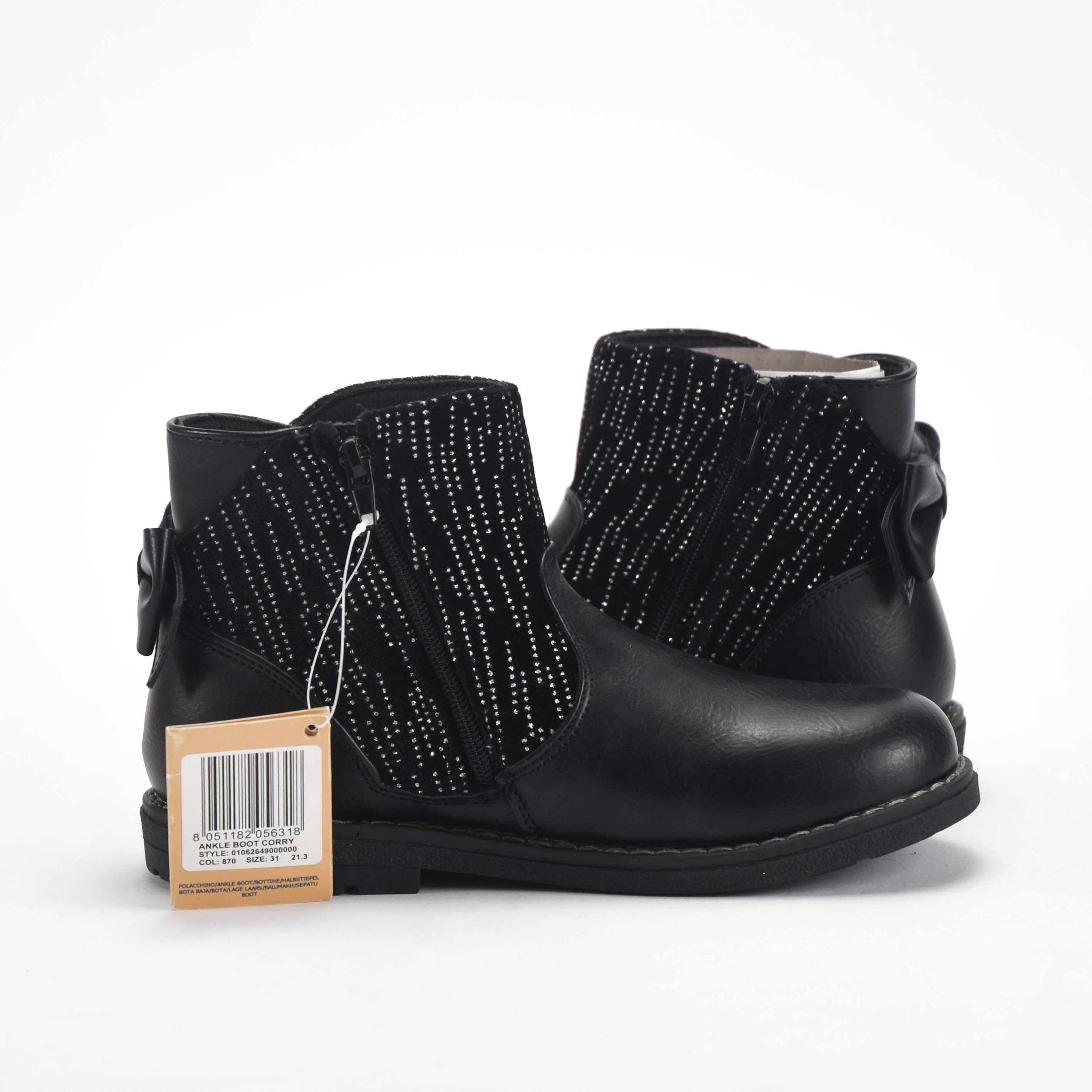 Chicco Bottines Corry à Paillettes et Nœud pour Fille
