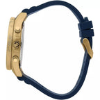 Maserati Montre Chronographe Cadran Bleu Bracelet Silicone Homme