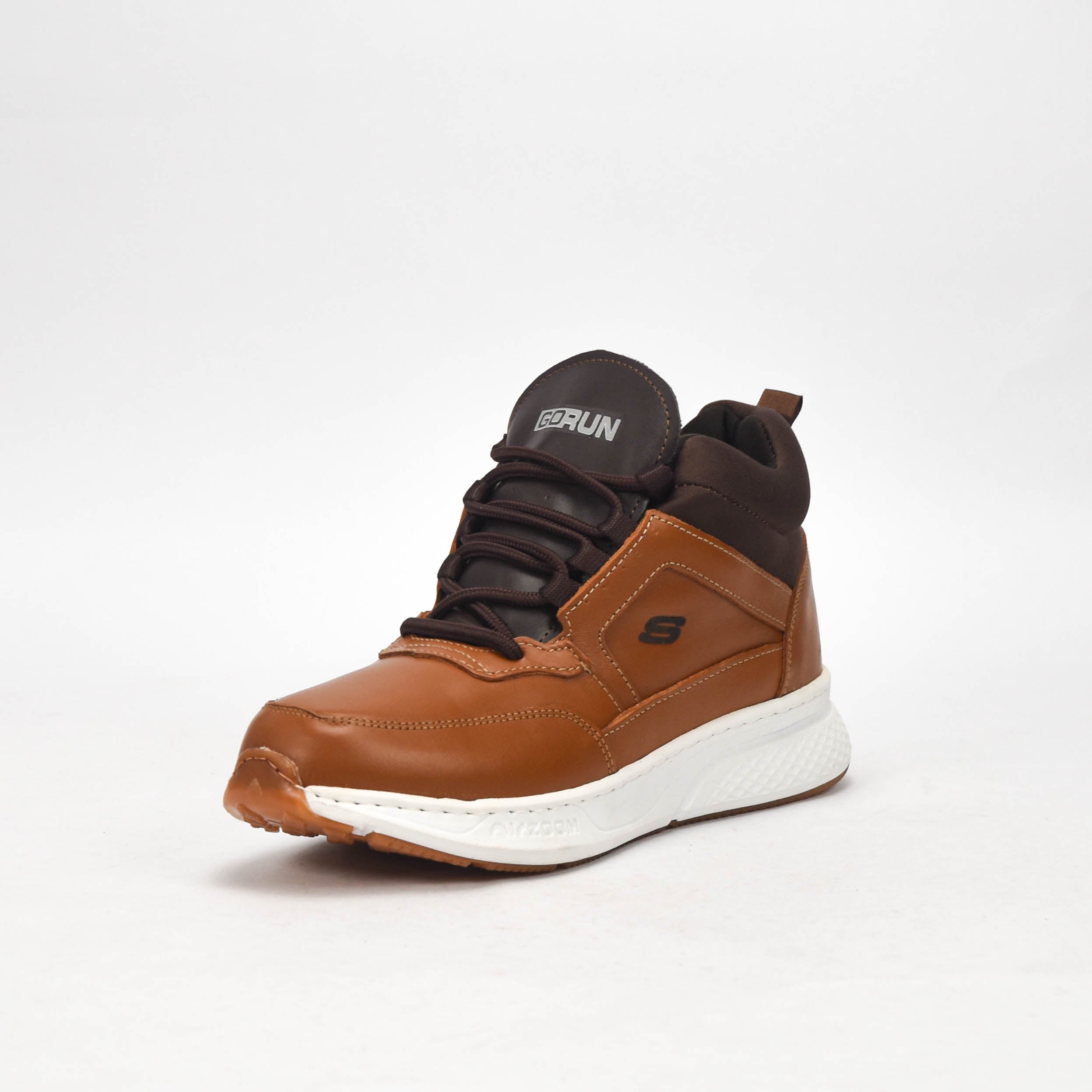 Raber Chaussures Orthopédiques Cuir Tabac Homme