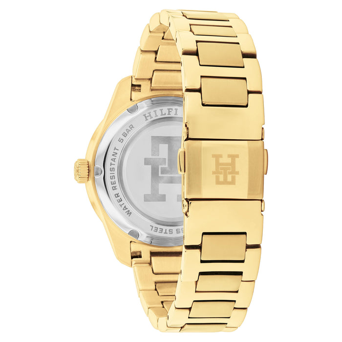 Tommy Hilfiger Montre Femme Dorée Élégante