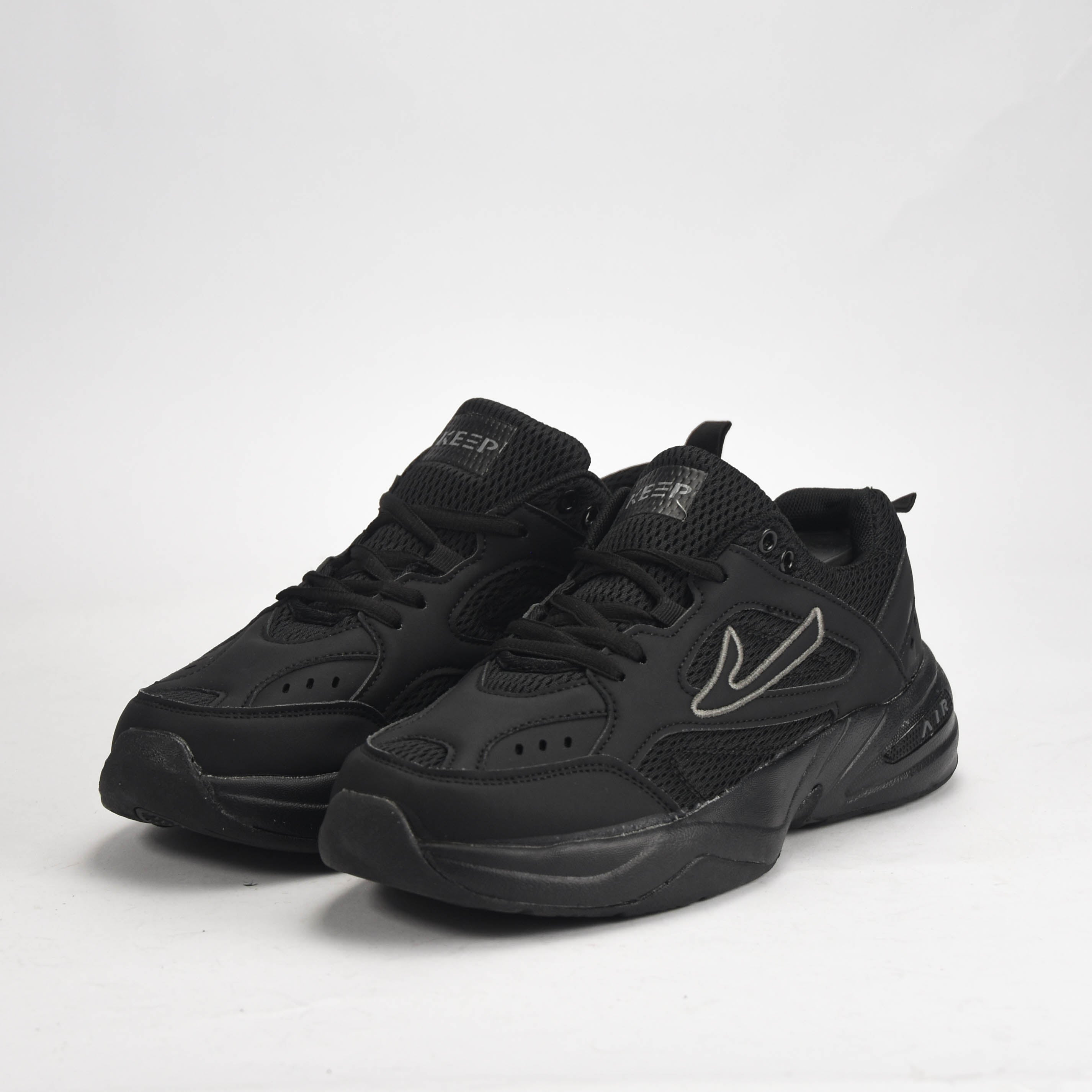 Keep Baskets Sportives Respirantes Homme Noir