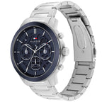 Tommy Hilfiger Montre Chronographe Cadran Bleu Homme