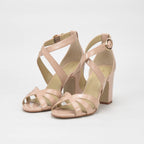 André Sandales à Talons Vernies Élégantes Femme