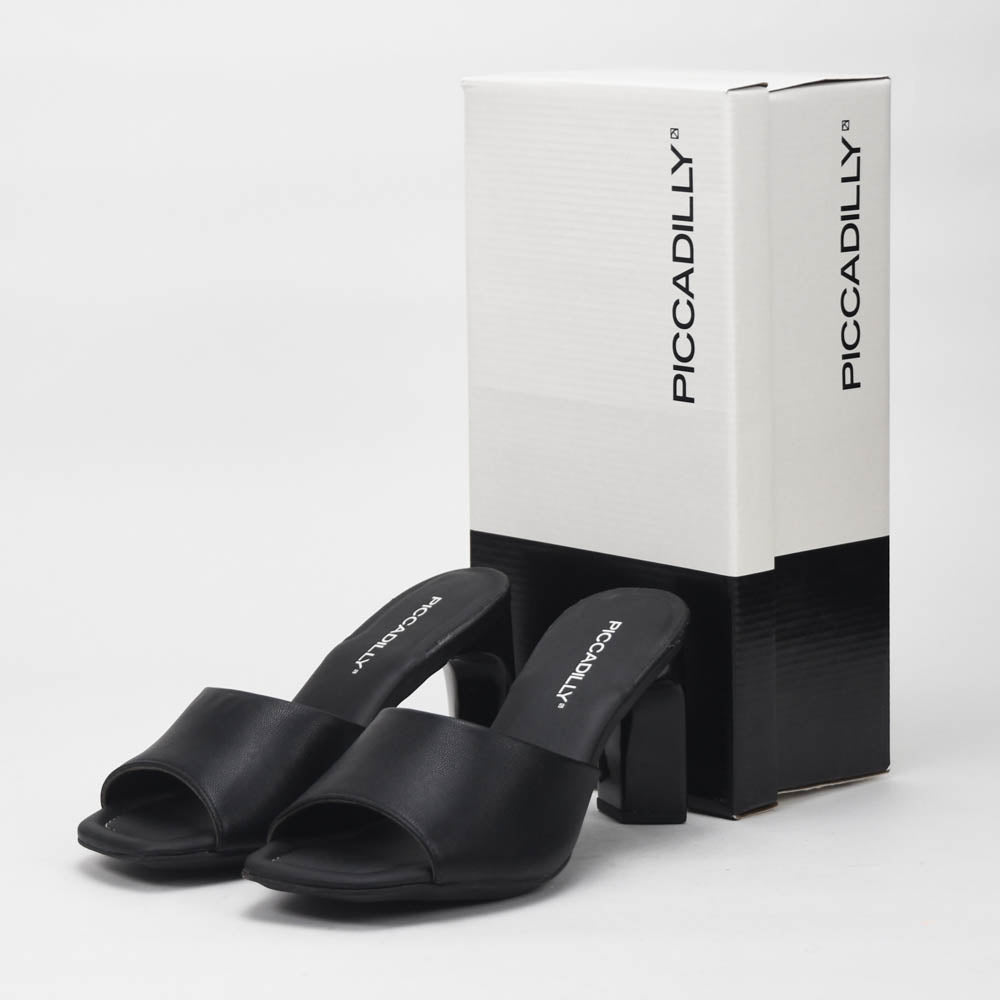 Piccadilly Sabot Femme Élégant à Talon Noir