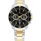 Tommy Hilfiger Montre Chronographe Bicolore Élégante Homme