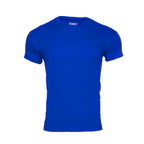 Départ T-Shirt Homme Coton Bleu Uni
