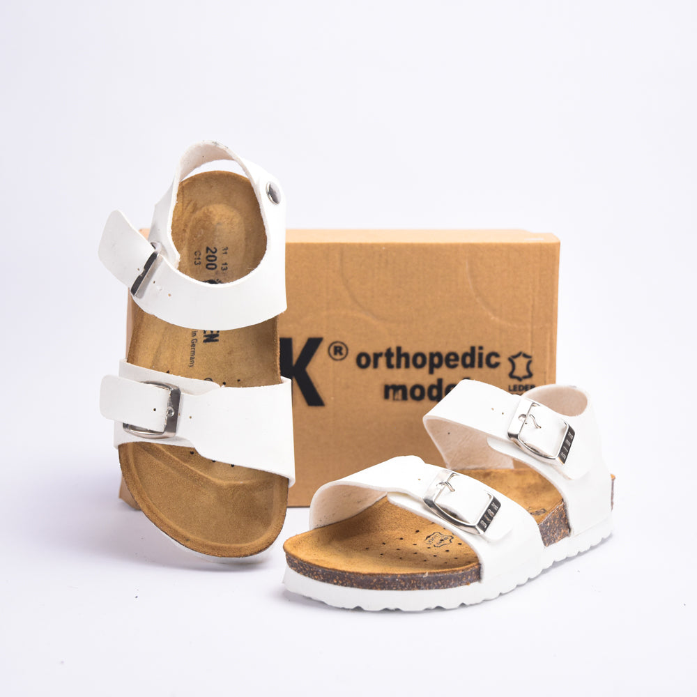 Birksbot Sandales Orthopédiques Blanc Mat Enfant