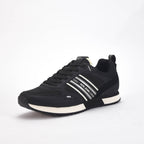 Pepe Jeans Baskets Basses Style Rétro Homme Noir