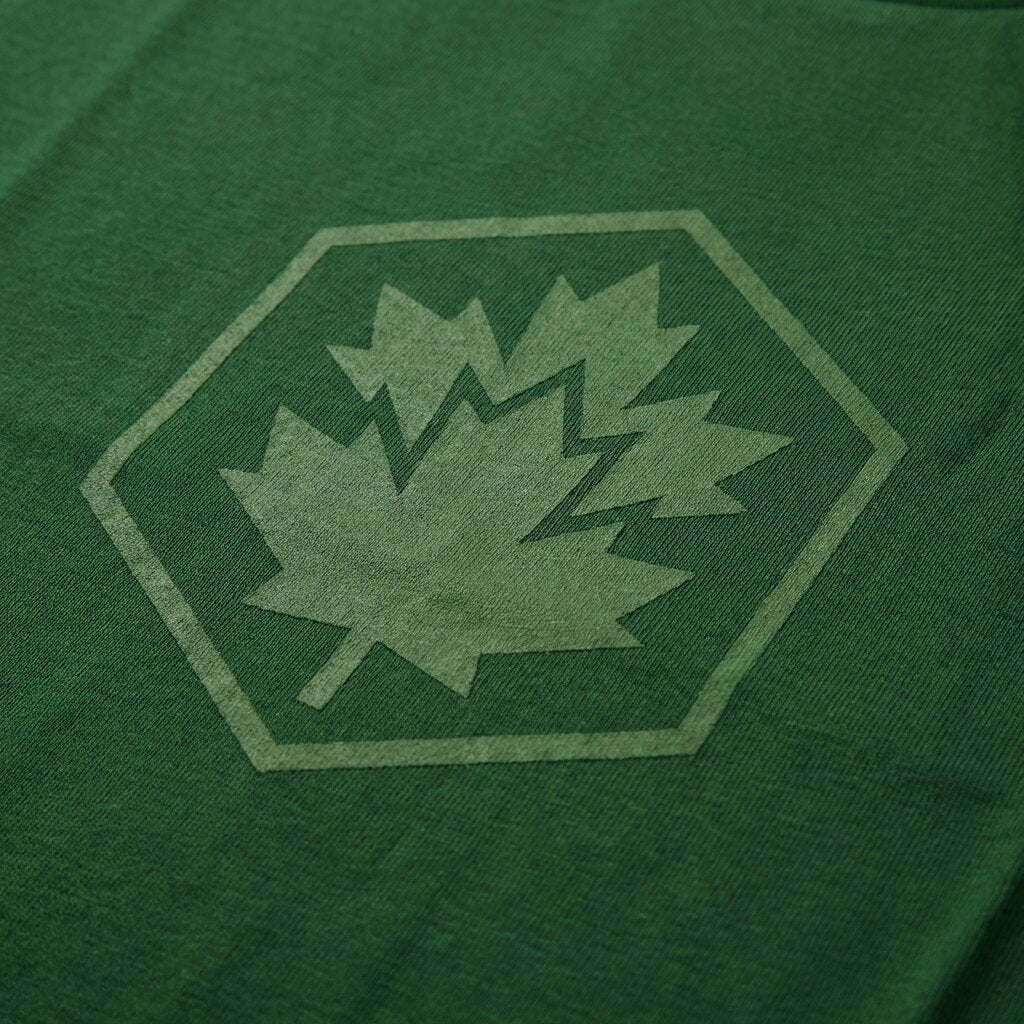 Kimland T-shirt Homme Vert à Motif Feuille