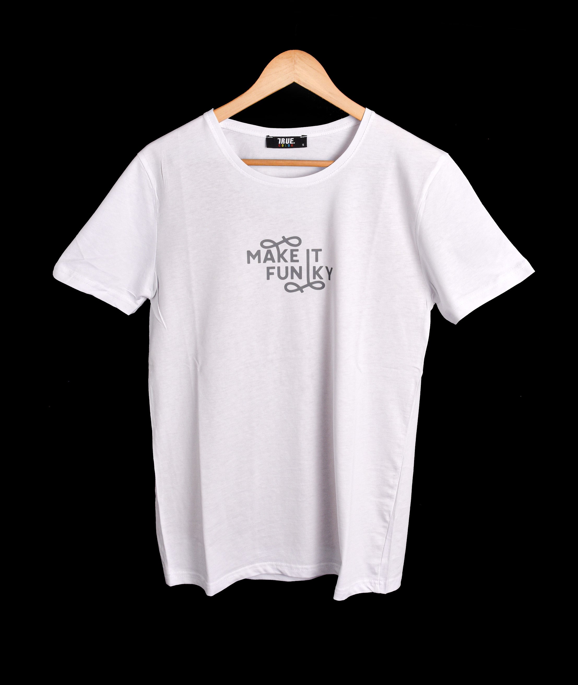 T-shirt BLANC *MAKE IT FUNKY *