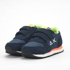 SUN68 Baskets Ally en Daim et Nylon pour Enfant