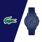 Montre Lacoste Chrono Bracelet Silicone Bleu Homme