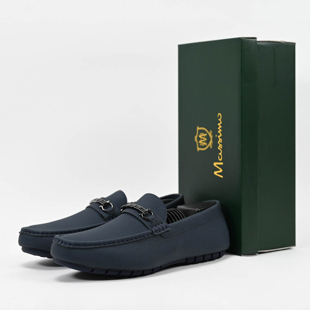 Kimland Mocassins Élégants Bleu Marine Homme