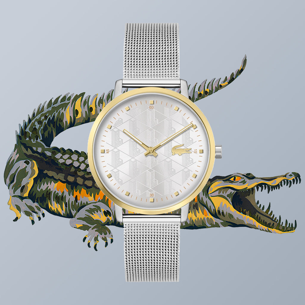Montre Lacoste Bracelet Maille Milanaise Élégante Femme