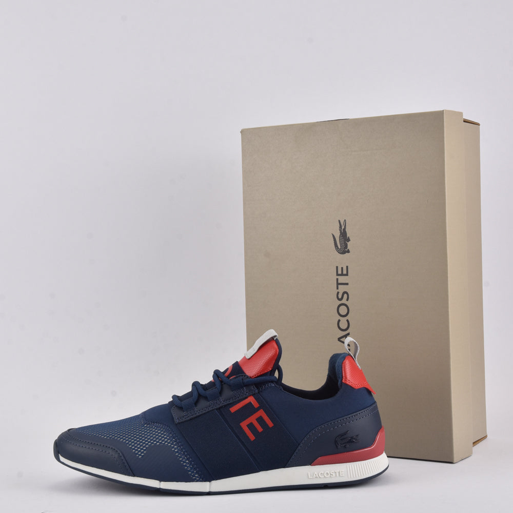 Lacoste Sneakers Sportives Respirantes Homme Marine