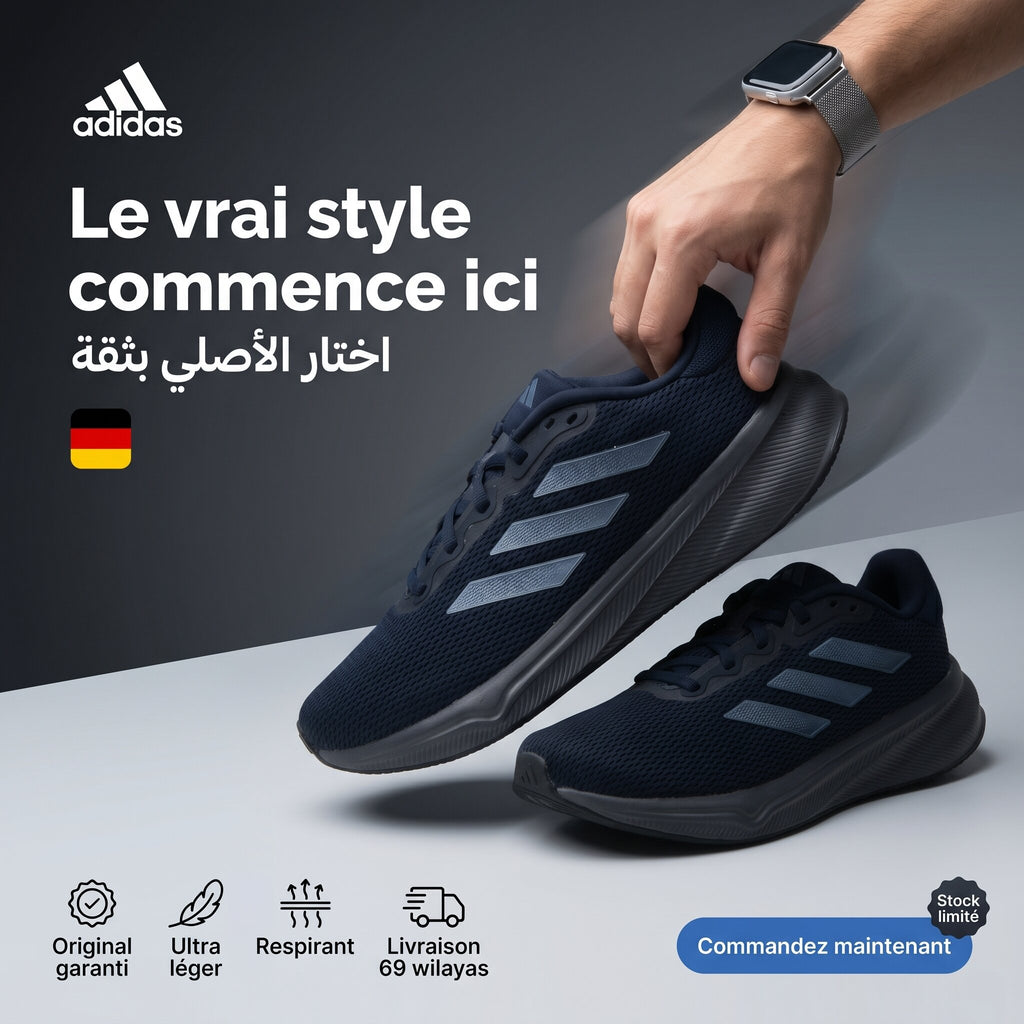 Adidas Response Chaussures de Running Confortables Homme