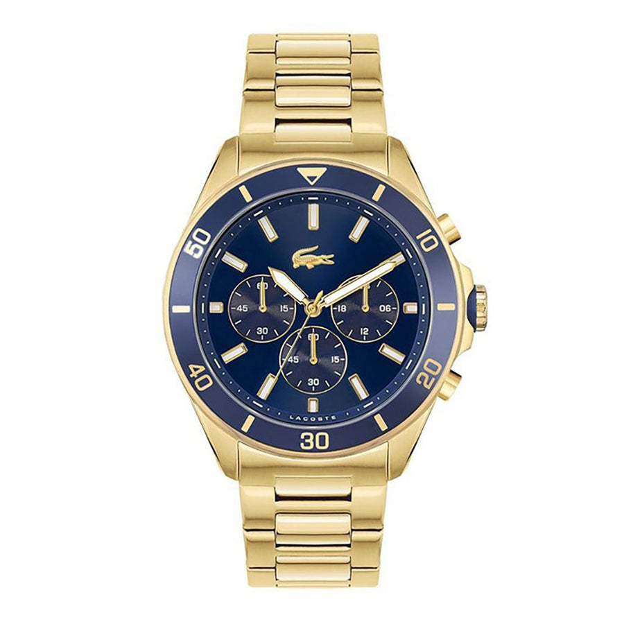 Lacoste Montre Chronographe Bracelet Doré Homme