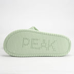 Peak Claquettes Slippers Confortables Vert Amande Femme