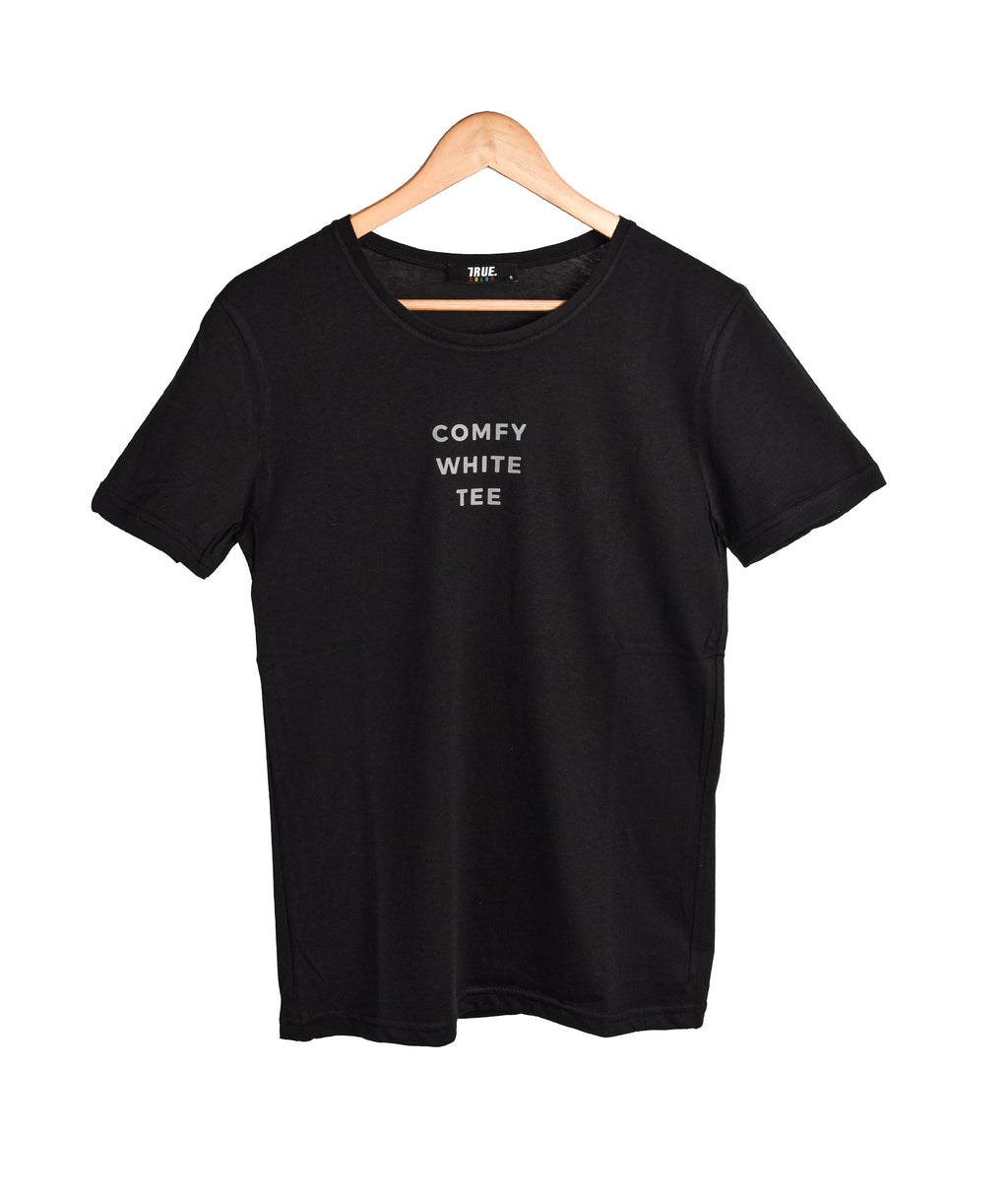 T-shirt NOIR *COMFY WHITE TEE*