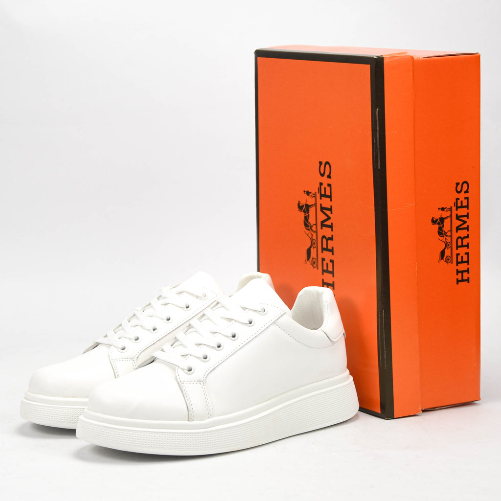 Baskets Casual Blanches Élégantes Pour Homme