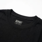 DEPART T-Shirt Noir 100% Coton Homme