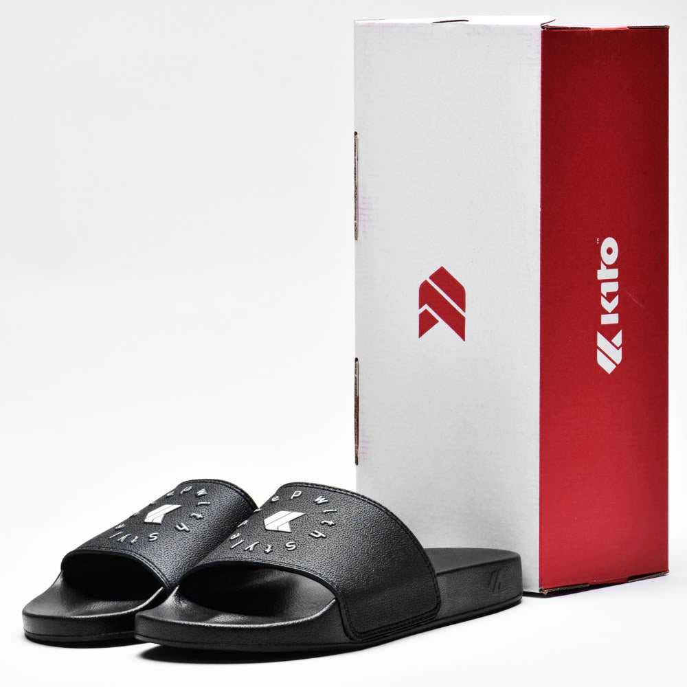 Kito Claquettes Confortables Noir Homme
