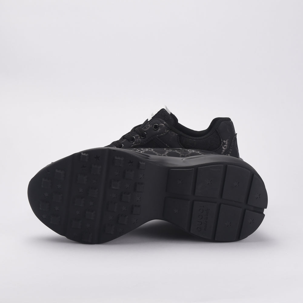 Gucci Baskets Chunky Logo Noir Homme
