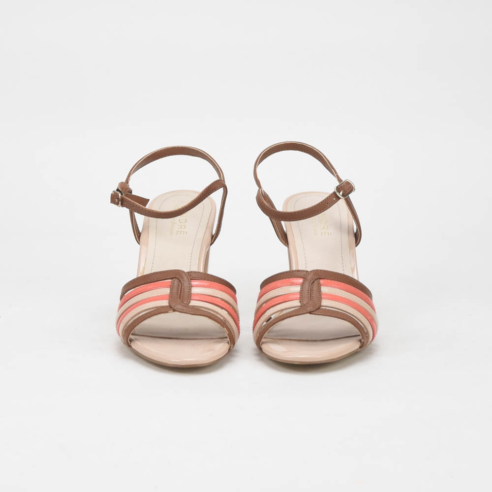 André Sandales à Talons Multicolores Élégantes Femme