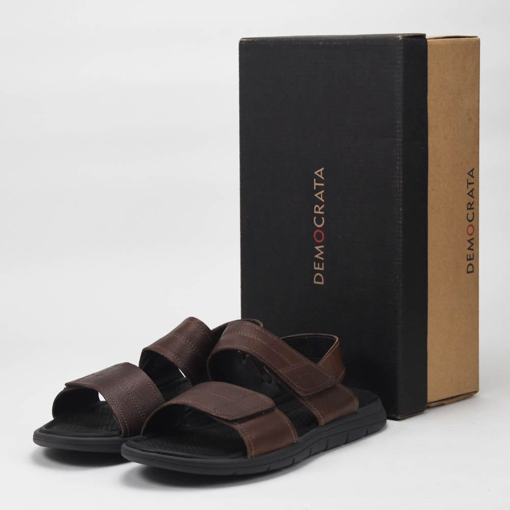 Democrata Sandales en Cuir Confortables Homme