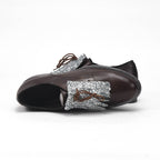 André Chaussures Richelieu Cuir Marron à Franges Femme