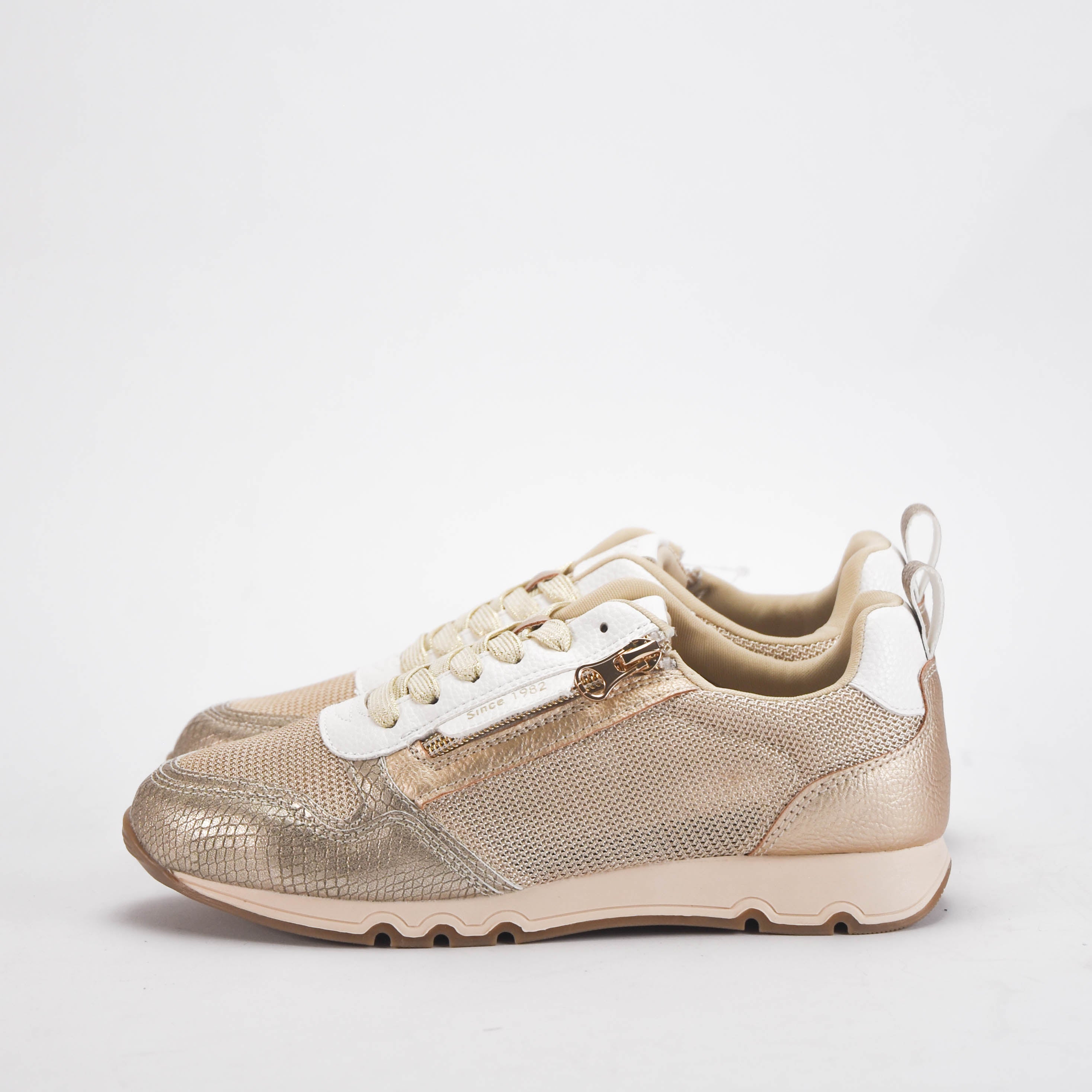 Safety Jogger Baskets Métallisées avec Zip Femme